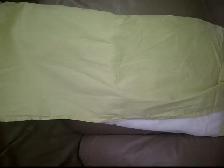 BELLE JUPE NEUVE VERTE PALE BLANCHE POUR LIT KING: $10.00 - Photo 2