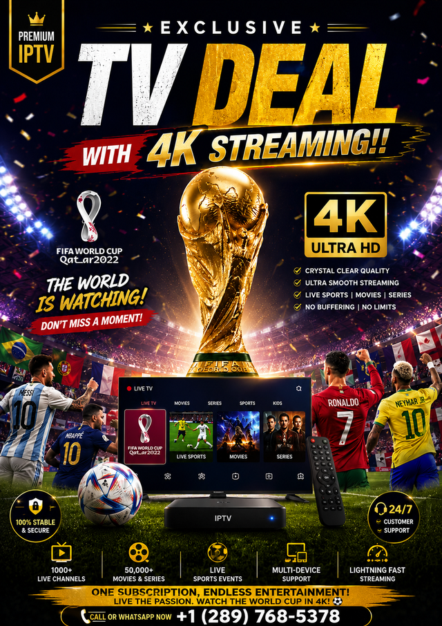 Exclusive TV Deal with 4K Streaming!
