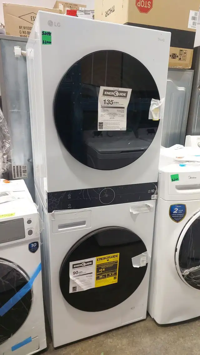 LG Compact 24' Front Load Electric Laundry Center