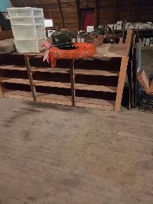 Storage shelves