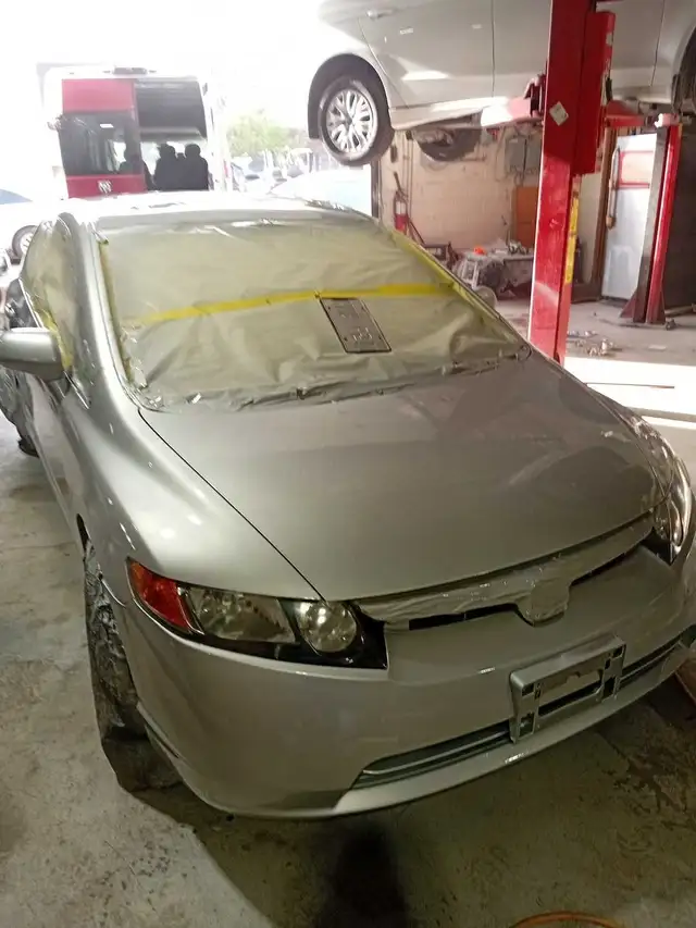 Complete vehicle paint flahshover