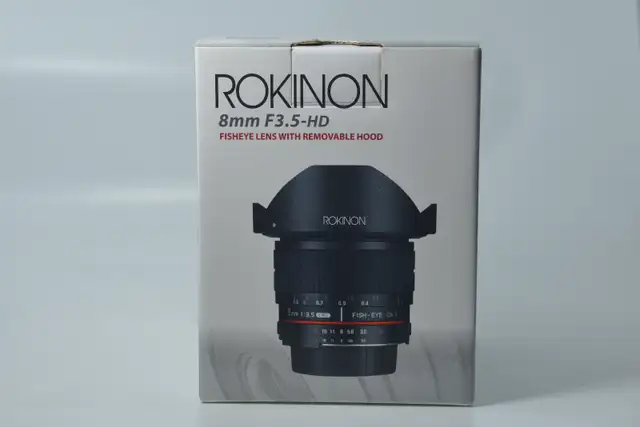 Rokinon 8mm f 3.5- HD Fisheye Lens for Canon ID 2655
