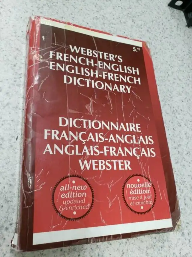 Webster's French-English English-French Dictionary