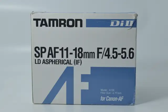 Tamron SP AF 11-18mm f/4.5-5.6 LD ASPH for Canon   box ID 1078