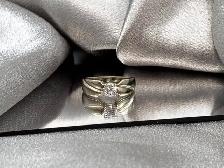 14KT White Gold 0.45ct Diamond Solitaire Engagement Ring $1699