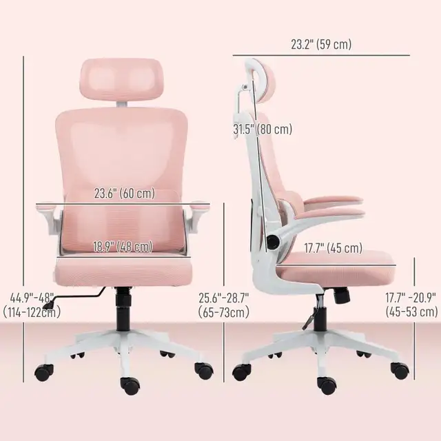 Brand New High Back Pink Ergonomic Office Chair Special $119