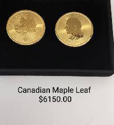 Exclusive Item for sale- Canadian Maple Leaf
