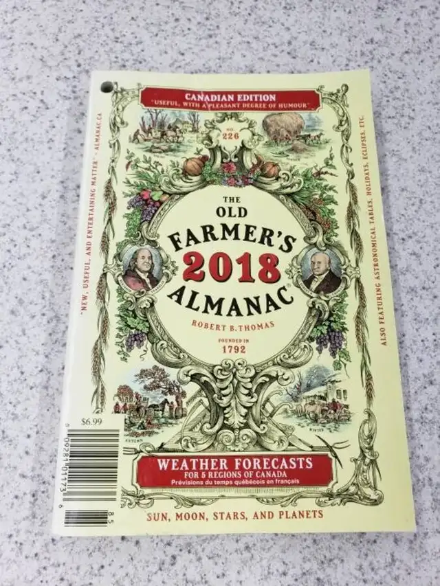 The Old Farmer's 2018 Almanac by Robert B. Thomas