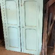 Salvaged Green Cabinet