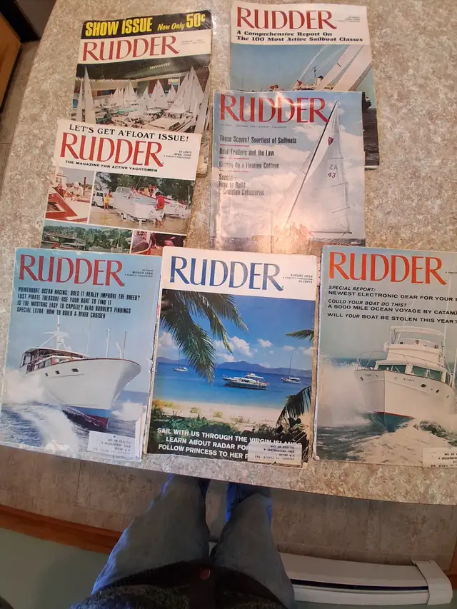 VINTAGE RUDDER MAGAZINES