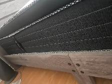 Selling King size bad frame with mattress - Photo 3