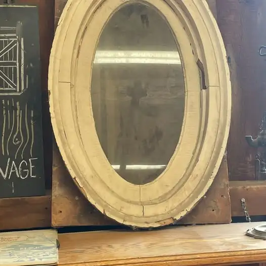 Salvaged Oval Window