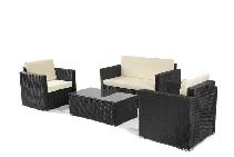 Brand 4-Piece Patio Wicker Sofa Set High back armrest$459