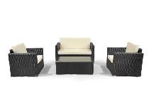 Brand 4-Piece Patio Wicker Sofa Set High back armrest$459 - Photo 2