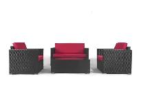 Brand 4-Piece Patio Wicker Sofa Set High back armrest$459 - Photo 4
