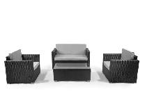Brand 4-Piece Patio Wicker Sofa Set High back armrest$459 - Photo 5