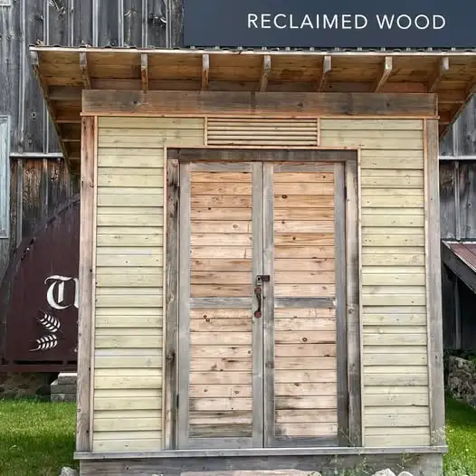 Custom Built Shed with Tin Roof