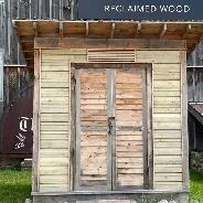 Custom Built Shed with Tin Roof