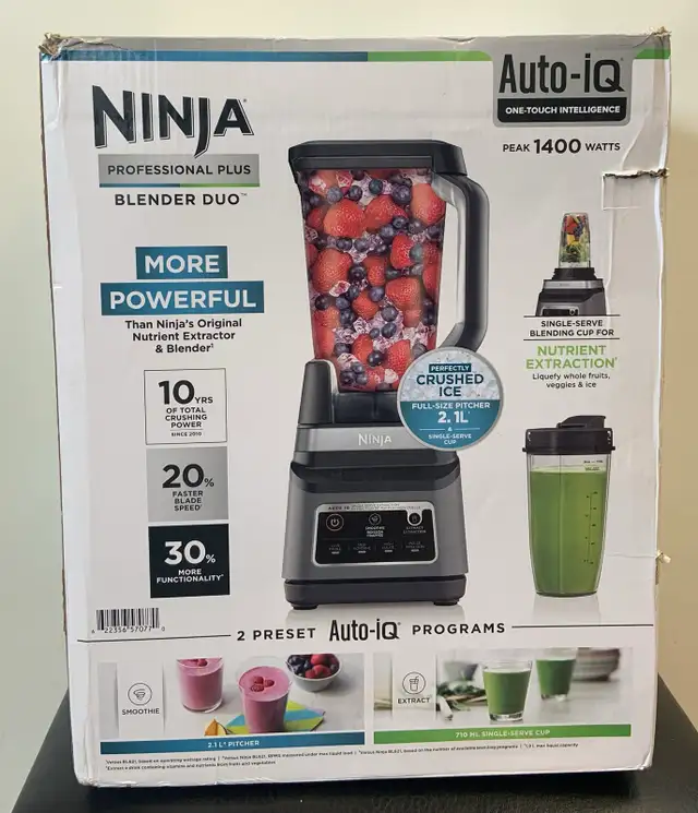Ninja Professional Blender Duo Open Box