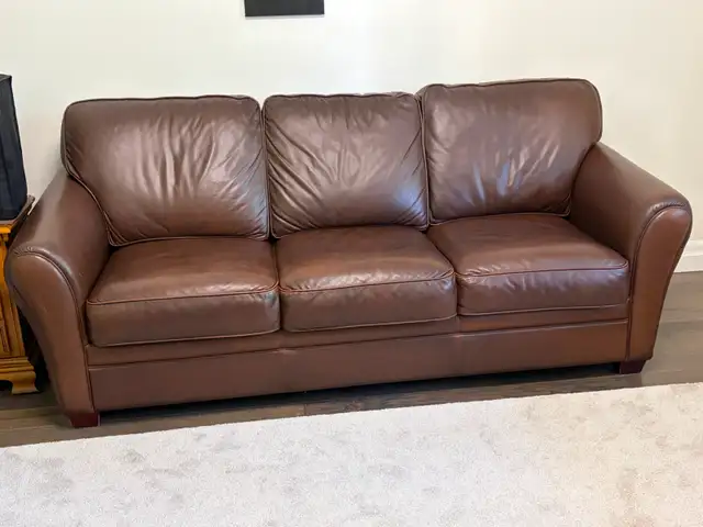 Leather 3-Seater Sofa