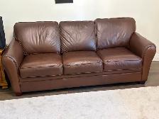 Leather 3-Seater Sofa