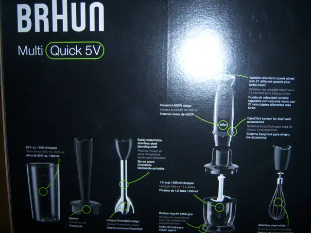 BRAUN MULTI QUICK 5V IMMERSION BLENDER