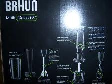 BRAUN MULTI QUICK 5V IMMERSION BLENDER