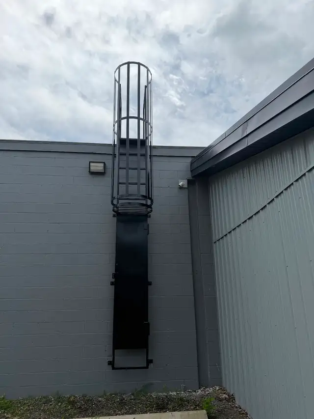 Fixed Roof Access Ladders, Platform, Parapet, Cage Ladders