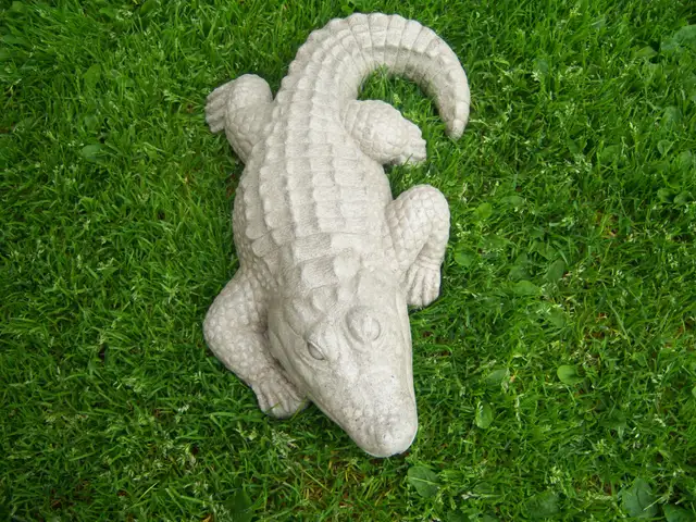CONCRETE SPITTING CROCODILE