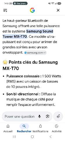 haut parleur bluetooth Samsung 1500 watts - Photo 3