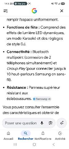 haut parleur bluetooth Samsung 1500 watts - Photo 4