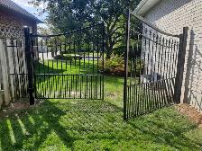 Driveway gates, fences, railings, entry gates wrough iron metal - Photo 6