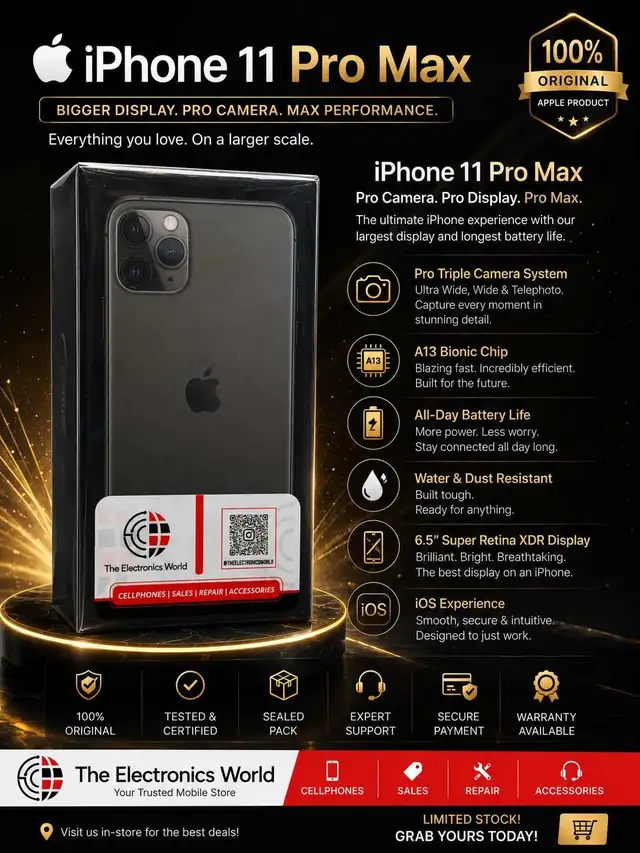 iPhone 11 Pro Max – Premium Power & Performance