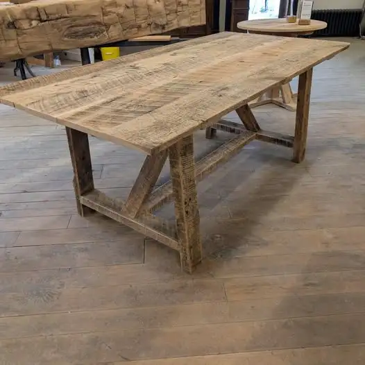 Rustic Wood Dining Table