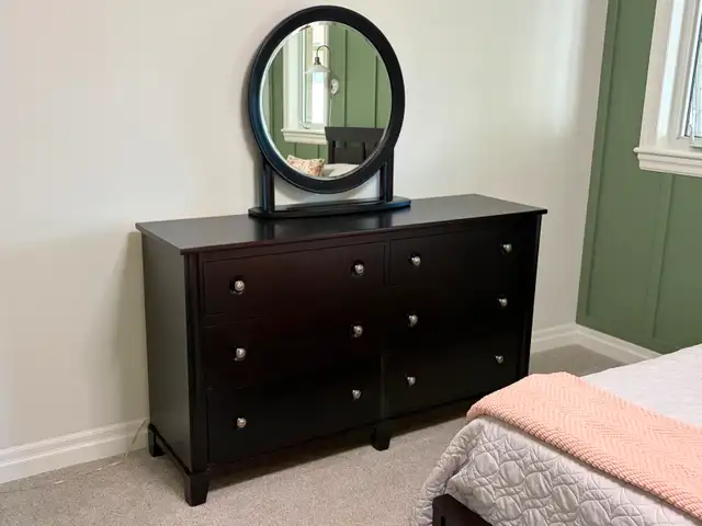 Durham Furniture Triple Dresser and Mirror