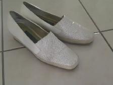SOULIERS CUIR BLANC EASY SPIRIT GR7AA FEM TALONS 1.5 HAU: $10.00 - Photo 2