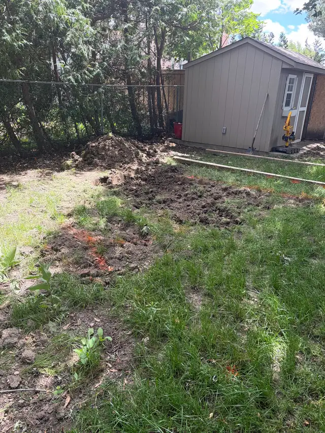 12ft x 12ft x 8in garden