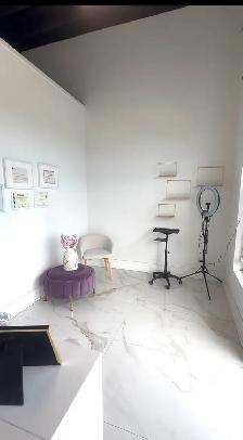 Spa area for rent  for hair extensions or barber