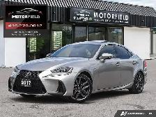2017 Lexus IS 300 F Sport Series 2 One Owner, Clean CarFAX, Loa