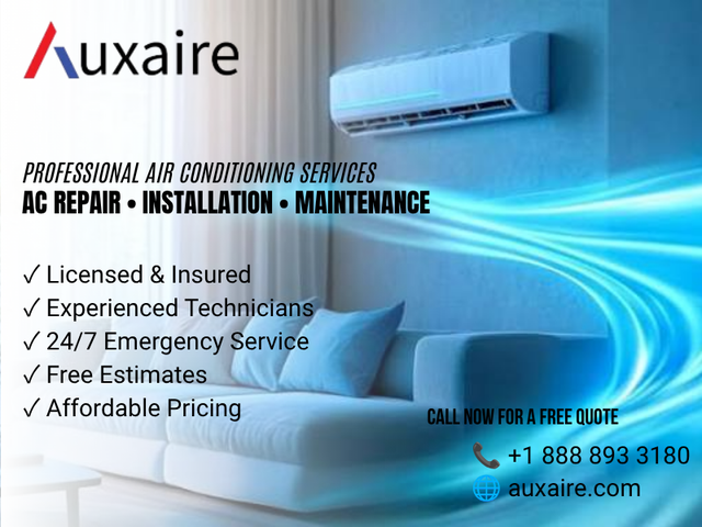 Professional AC Repair, Installation & Maintenance –Auxaire HVAC