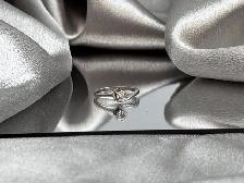 14KT White Gold Diamond Engagement Ring & Matching Band Set - Photo 4