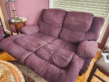 Two love seats and one love sea recliner - Photo 4
