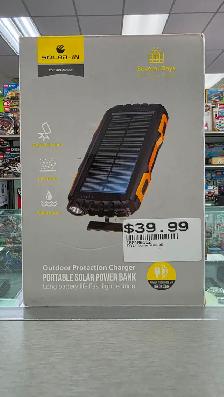 Solar-in Outdoor Portable Solar Power Bank - NEW