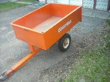 REMORQUE  DOMPEUR DE MARQUE COLUMBIA POUR TRACTEUR À GAZON OU VT - Photo 4