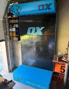 metal pegboard display