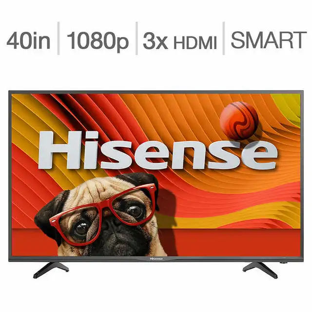 Hisense-40 in. Smart 1080p TV/NEUF EN BOITE 1AN DE GARANTIE