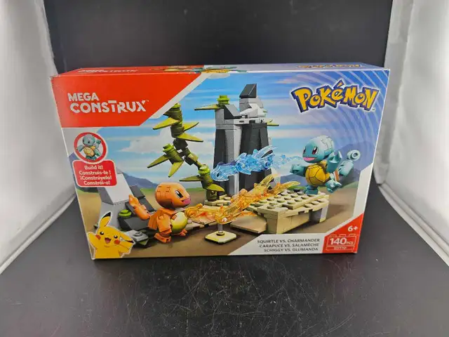 MegaConstrux Pokemon Squirtle vs Charmander NEW