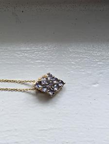 Brand New Sterling Silver Tanzanite Necklace For Sale - Photo 5