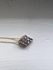 Brand New Sterling Silver Tanzanite Necklace For Sale - Photo 6