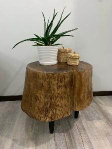 Solid Wood Stump Table - Photo 3